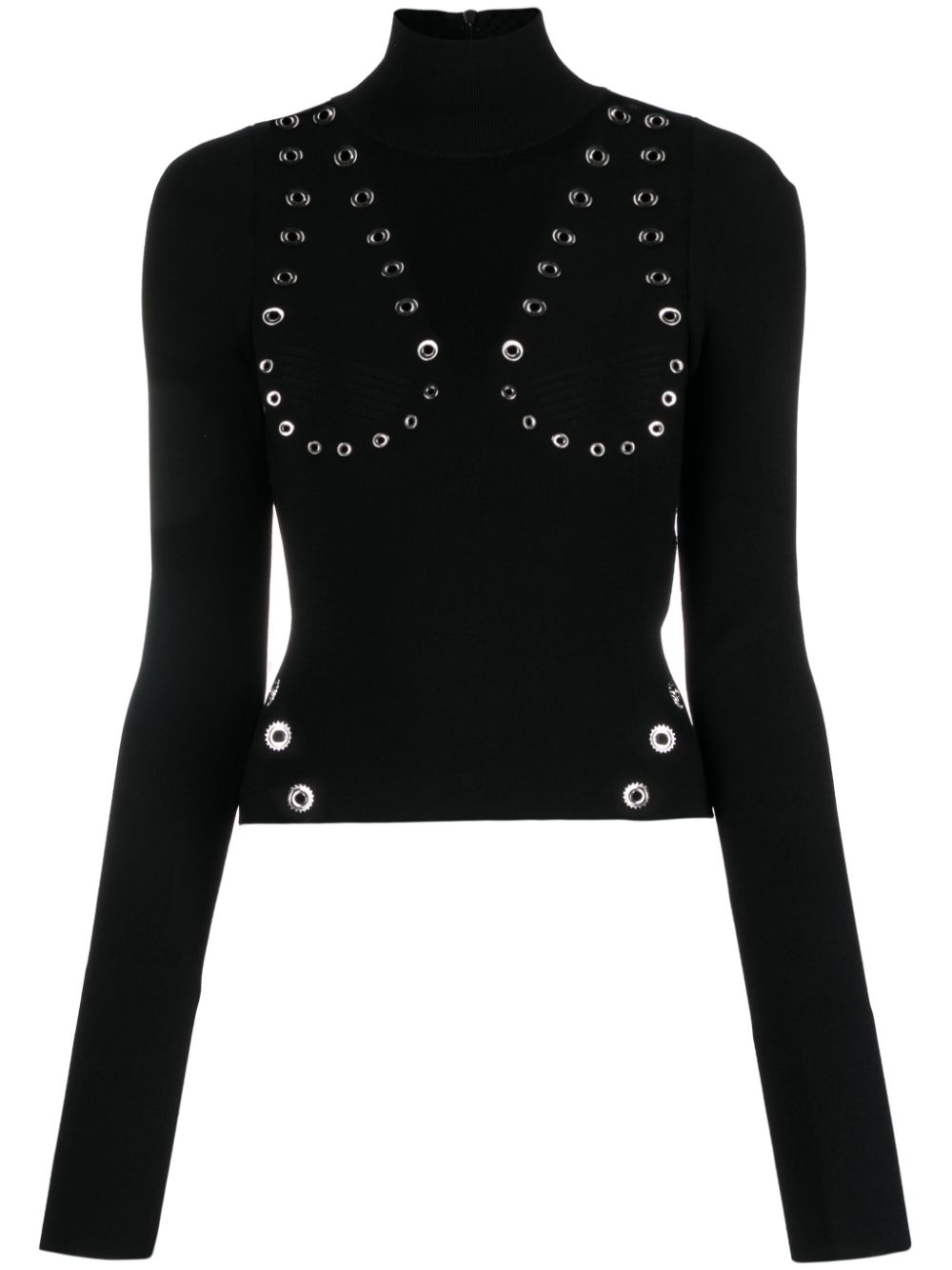 Off White Fashion High neck viscose sweater
