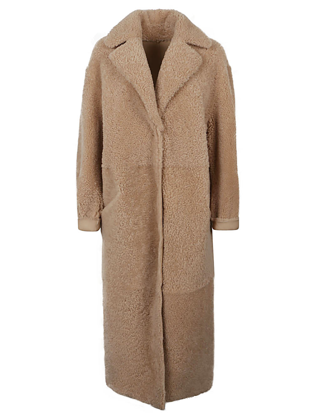 Enes Allegra leather long coat