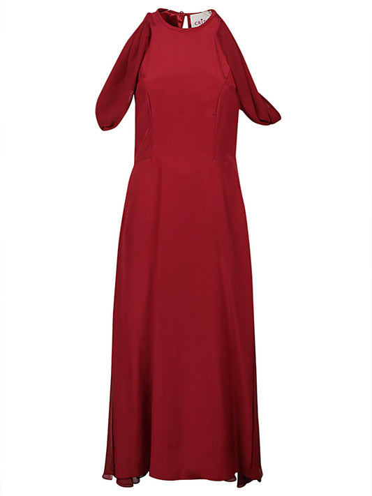 Crida Silk midi dress