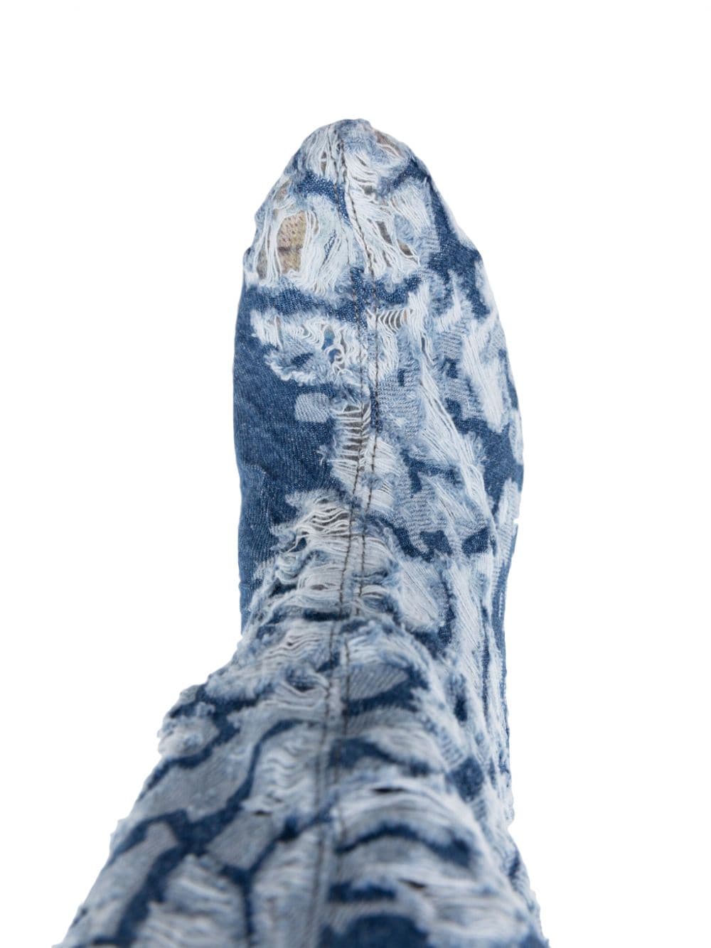 Masha Popova Boots with a worn-in denim effect