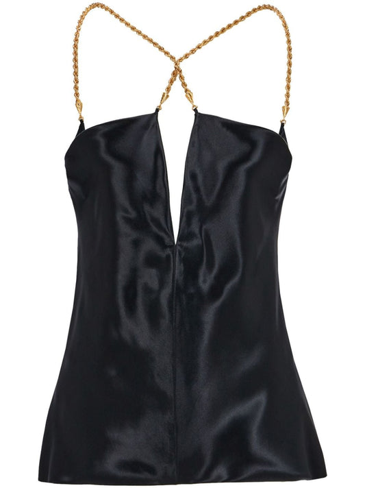 Ferragamo Satin sleeveless top
