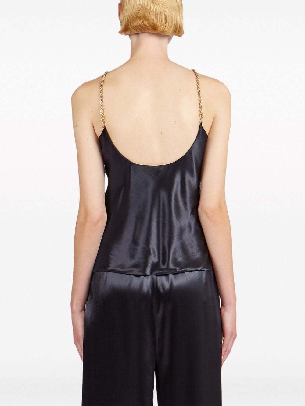Ferragamo Satin sleeveless top