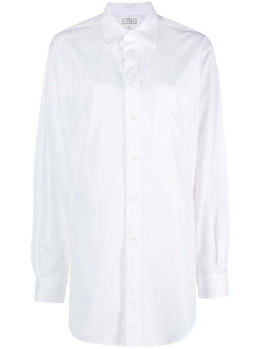 Maison Margiela Longline poplin shirt