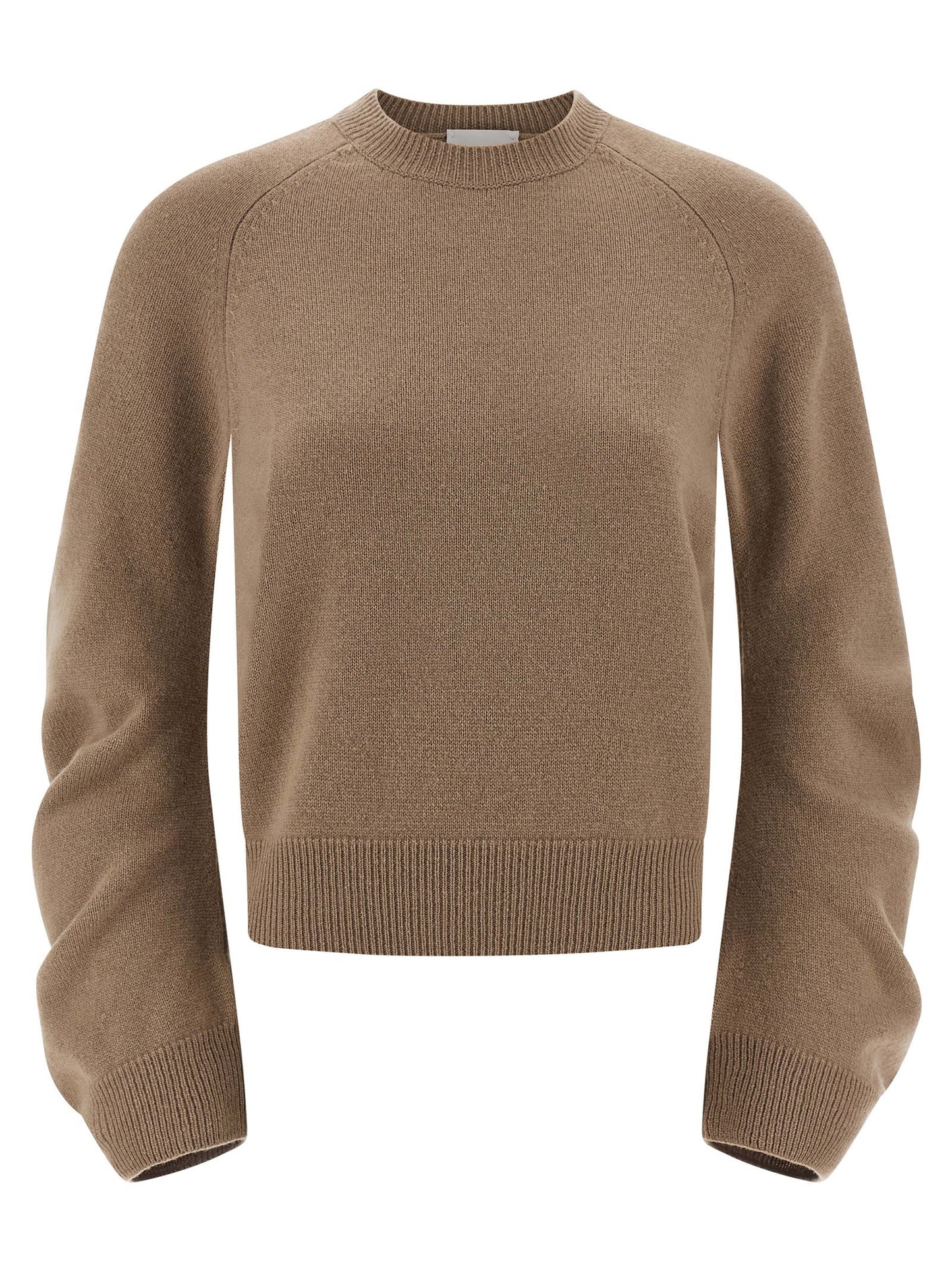 Nude Curved Sleeve Sweater