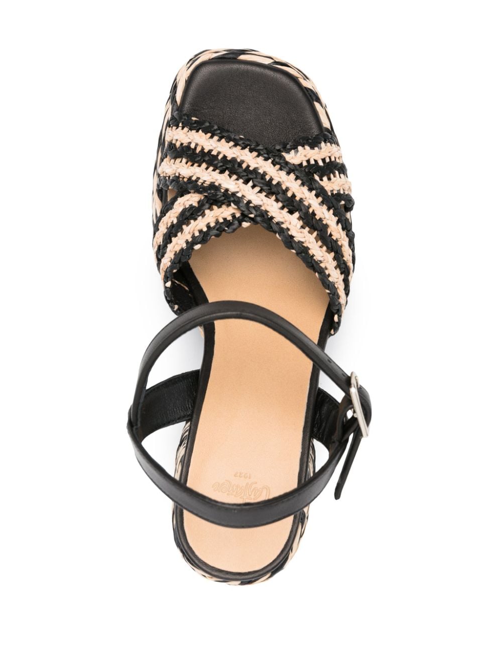 Castañer Vicen Raffia Heel Sandals