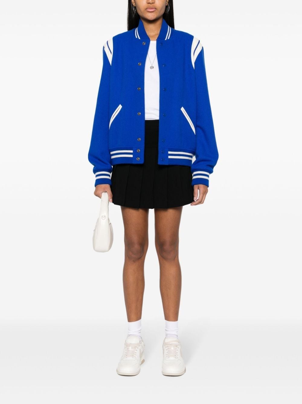Palm Angels Monogram pleated skirt