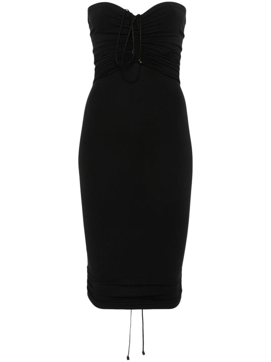 Wolford Fatal draping mini dress