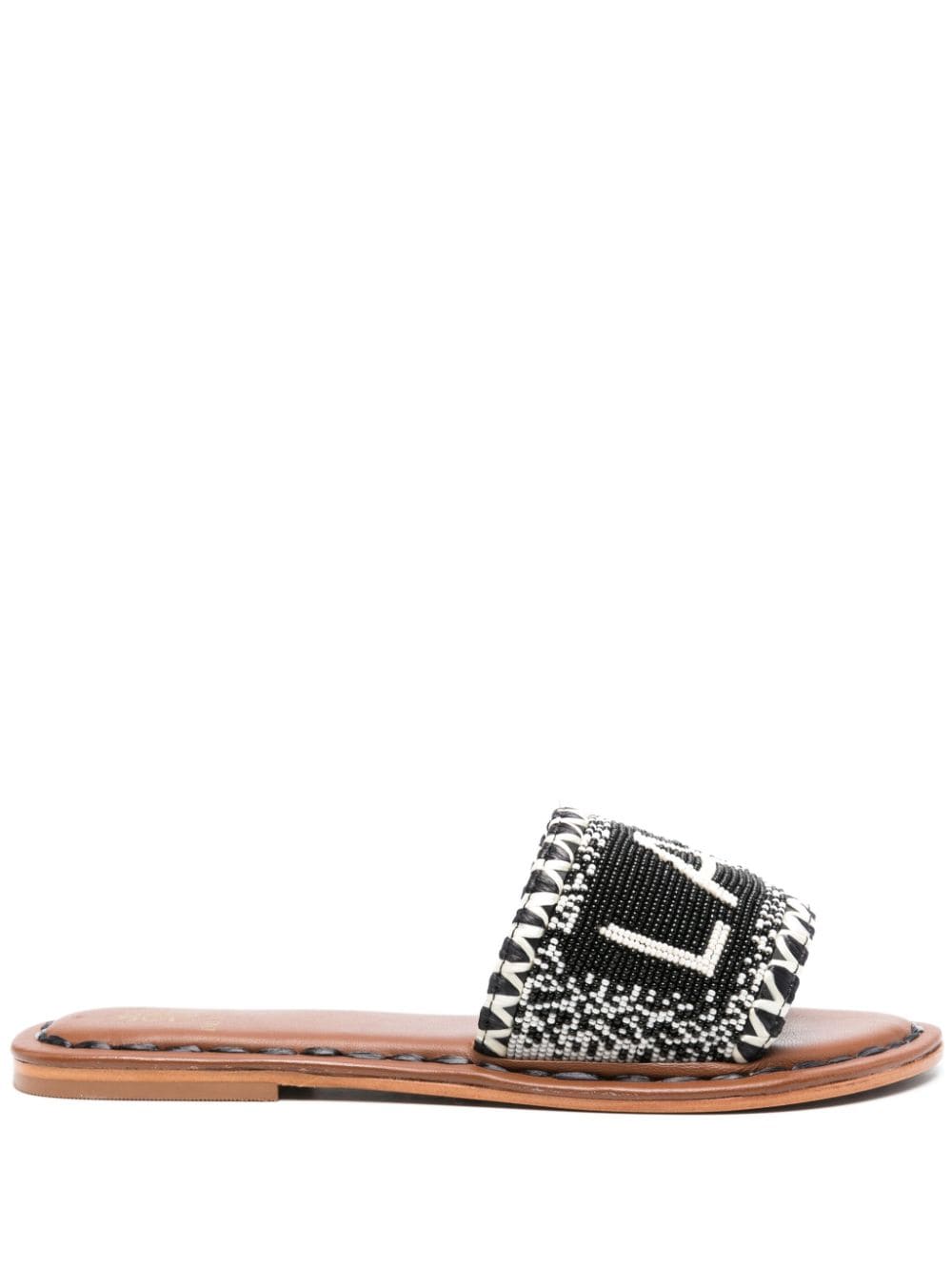De Siena Lake Como Beads Flat Sandals.