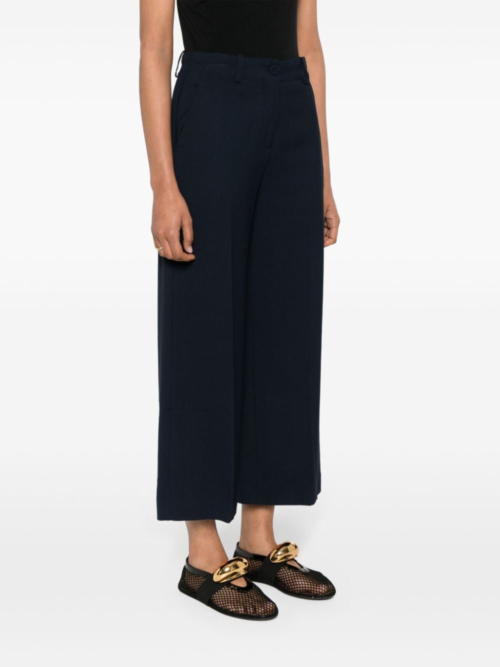 Erika Cavallini Semi-Couture Wide-leg trousers