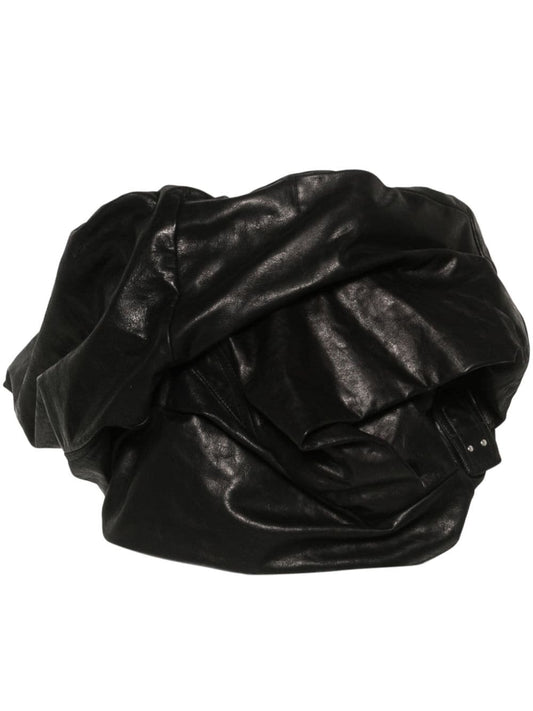 Rick Owens Draped leather bustier