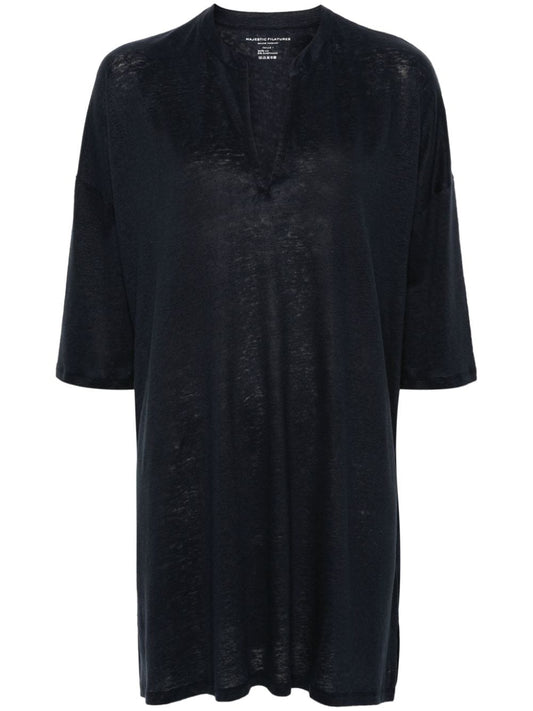 Majestic Conscious Criteria page Linen blend tunic dress