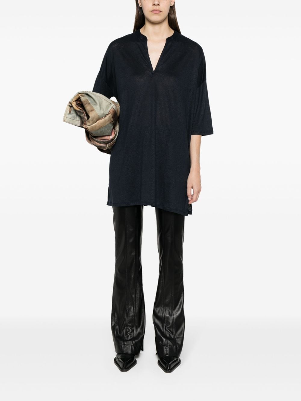 Majestic Conscious Criteria page Linen blend tunic dress