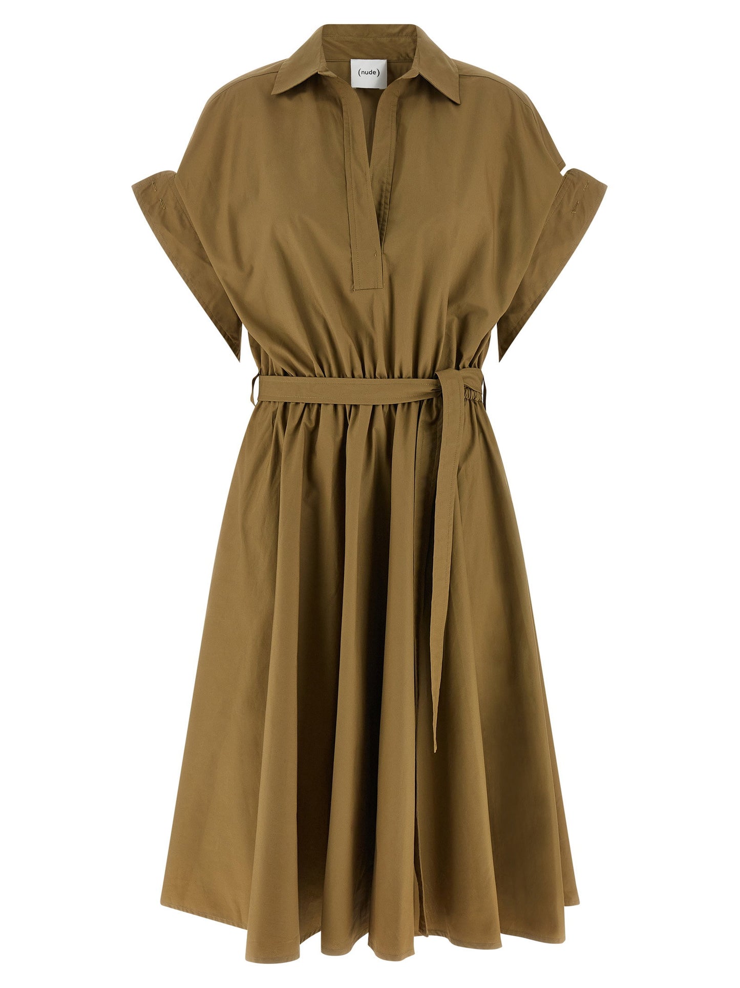 Nude Chemisier Dress