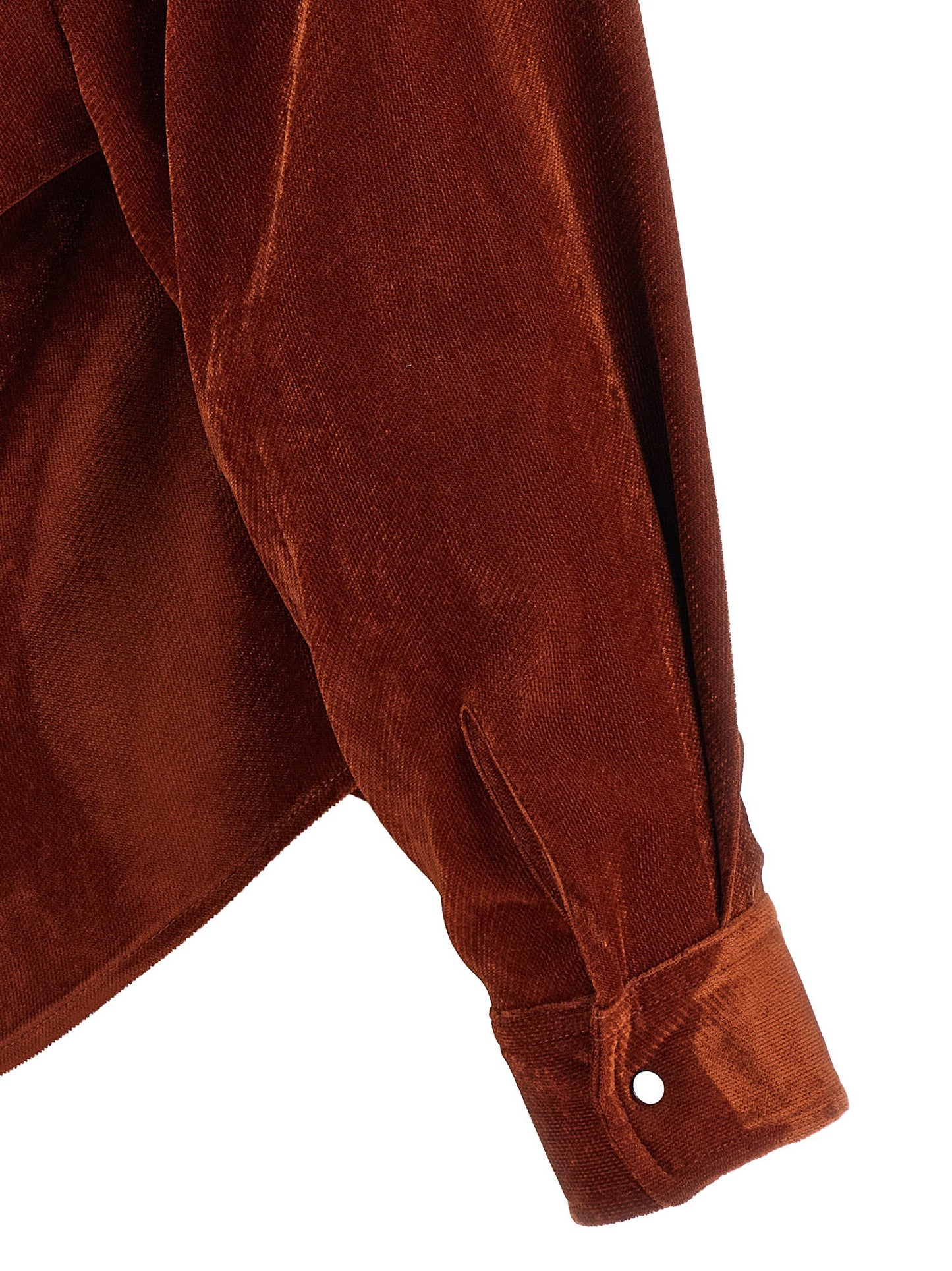 Nude Velvet Shirt