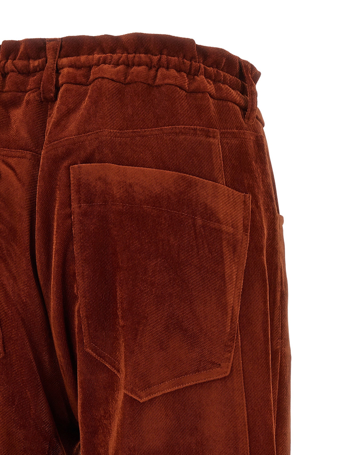 Nude Velvet Pants