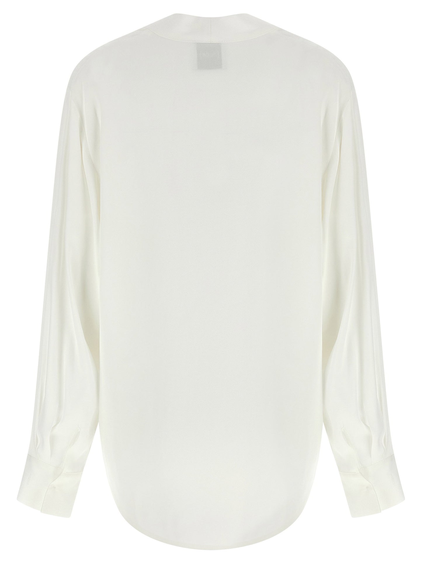 Nude V-neck Blouse