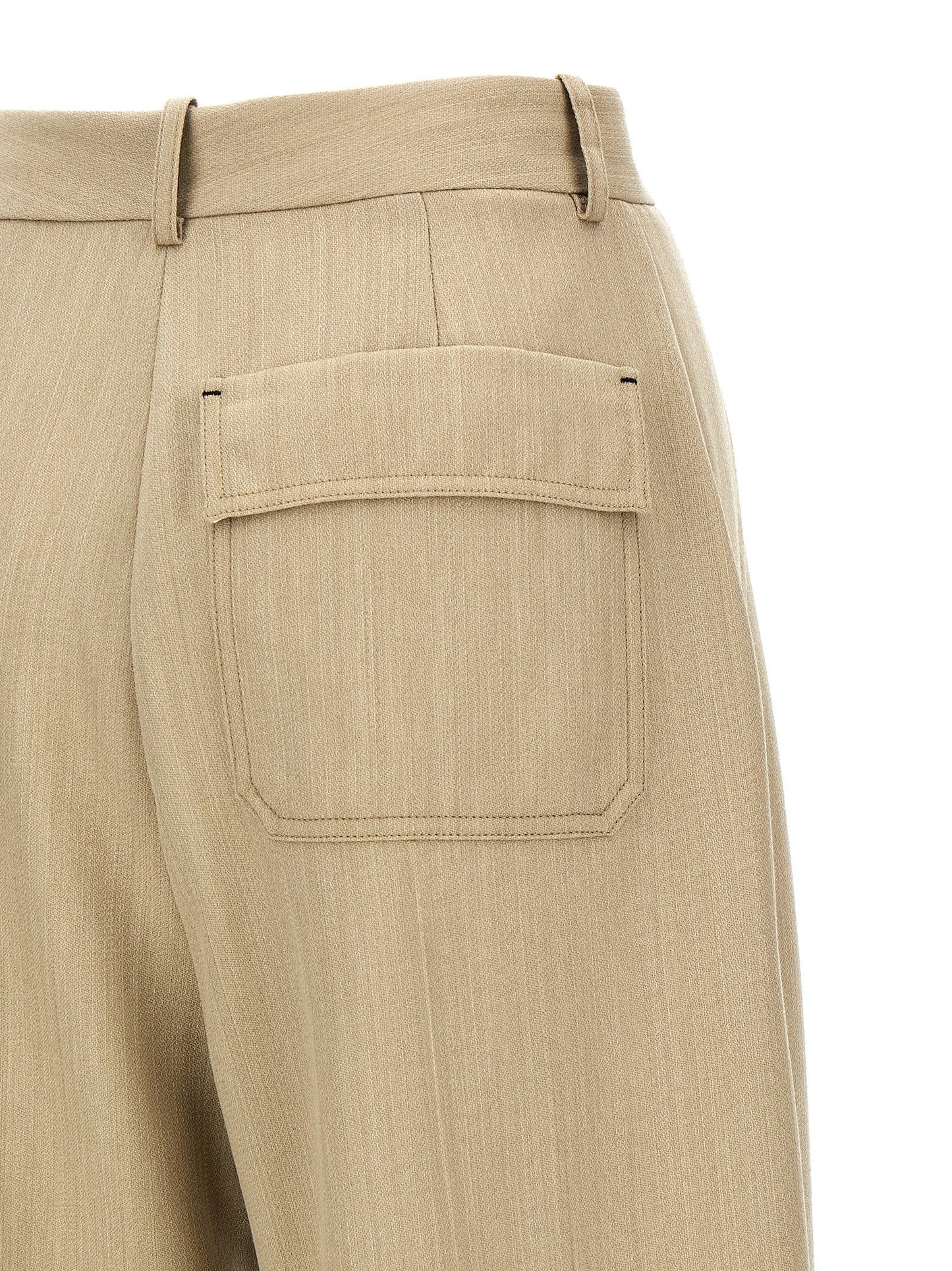 Victoria Beckham Maxi Turn-up Pants