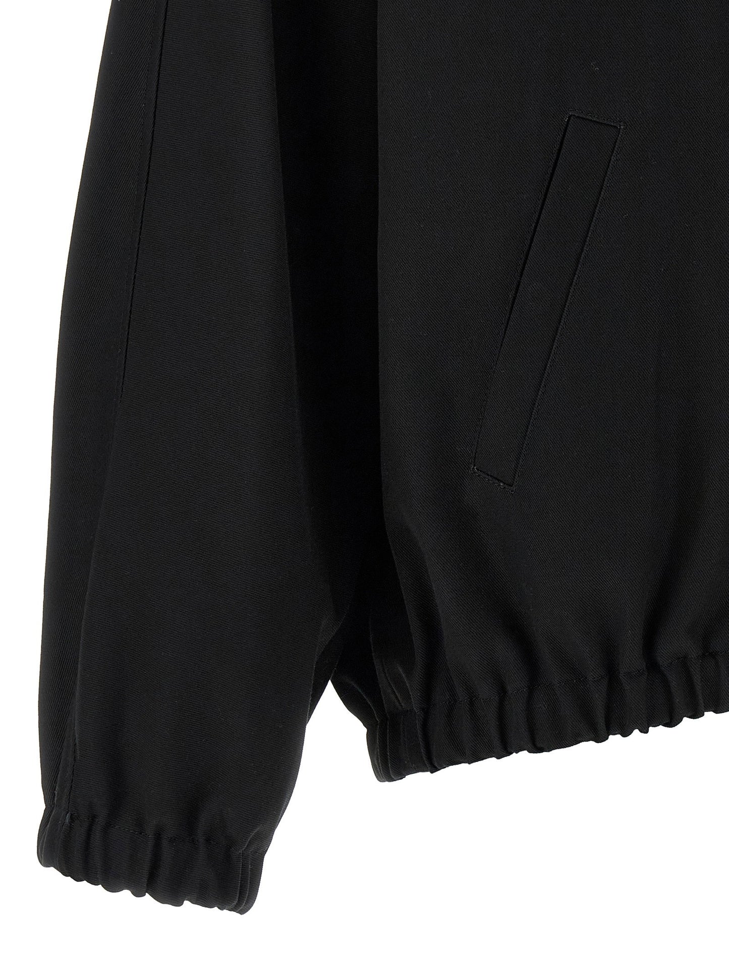 Courreges Buckle Zipped Bomber Jacket