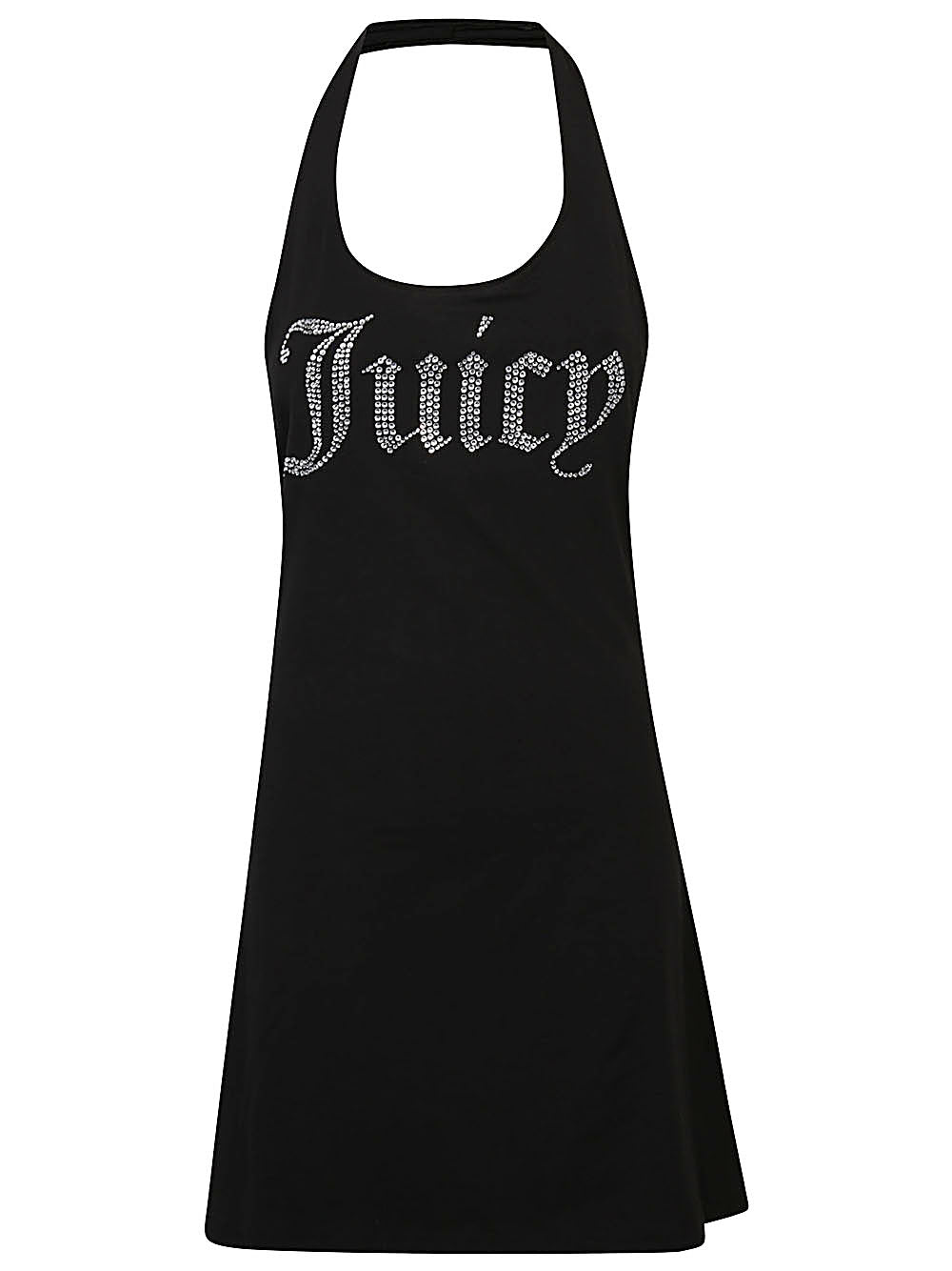 Juicy Couture Logo halter mini dress