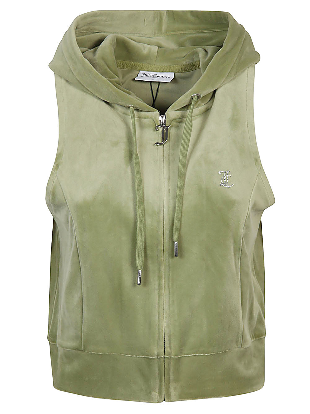 Juicy Couture Gilly logo velour gilet