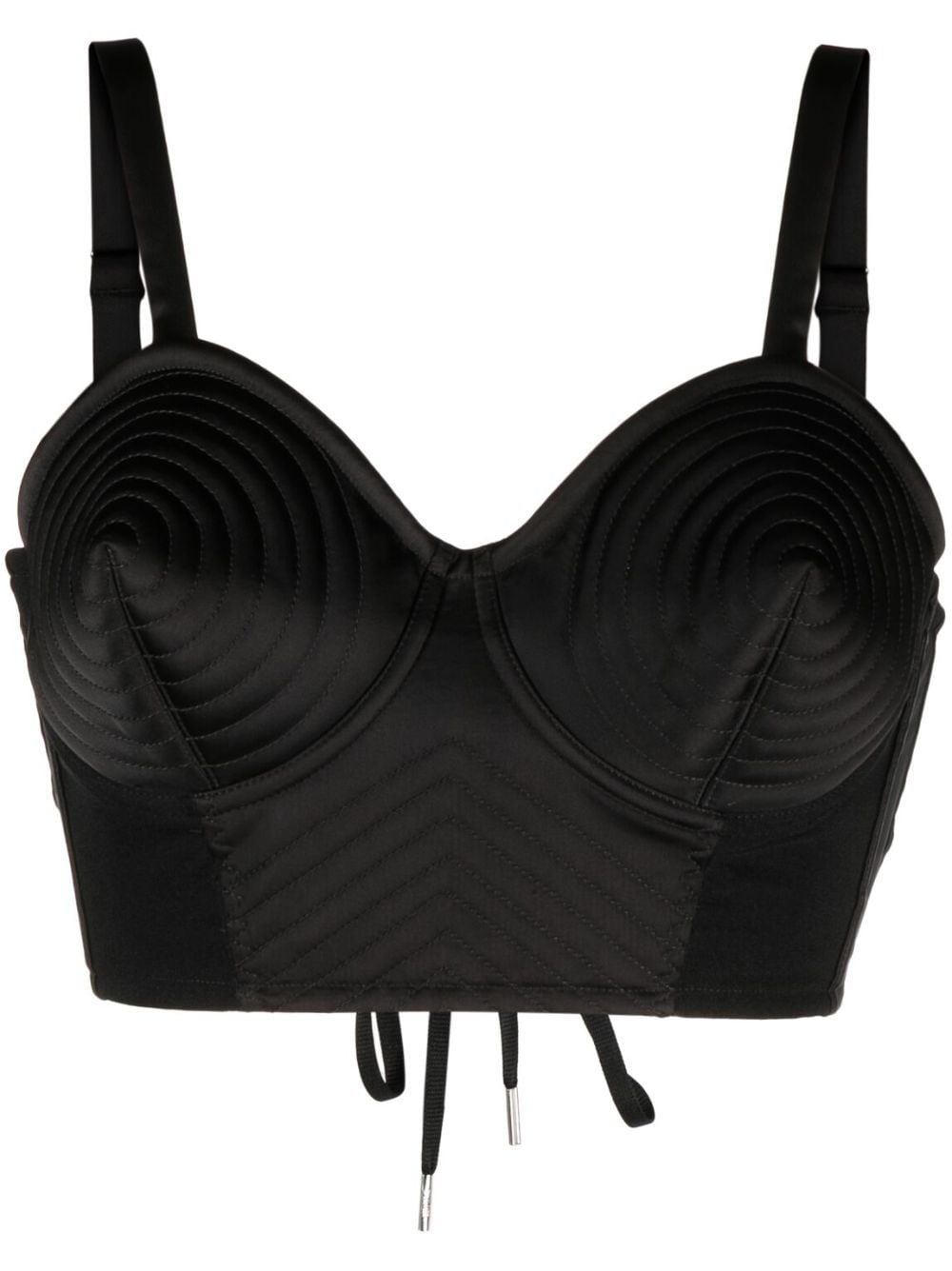 Jean Paul Gaultier Conical corset cropped top