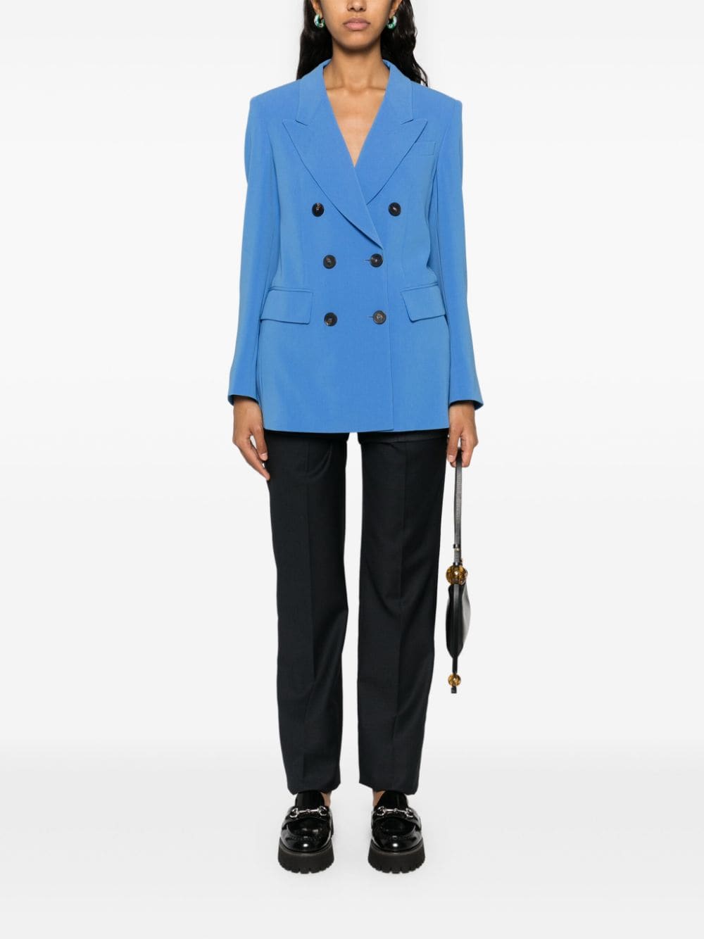 Alberto Biani Double-breasted cady jacket