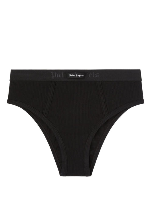 Palm Angels Logo cotton coulottes