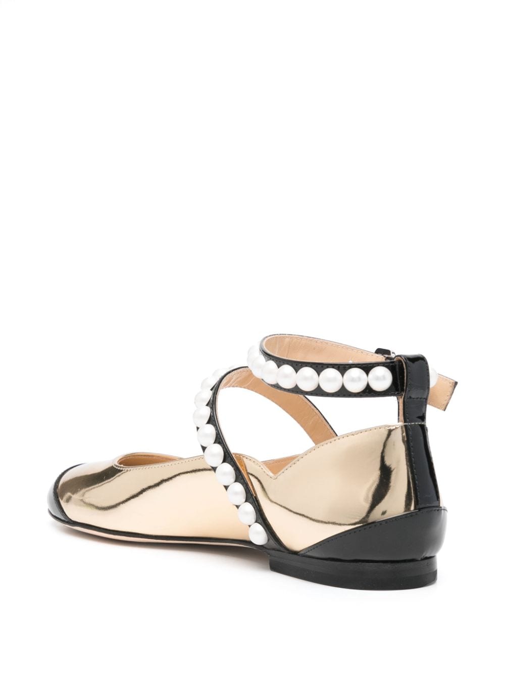 Mach & Mach two-tone ballerina shoes