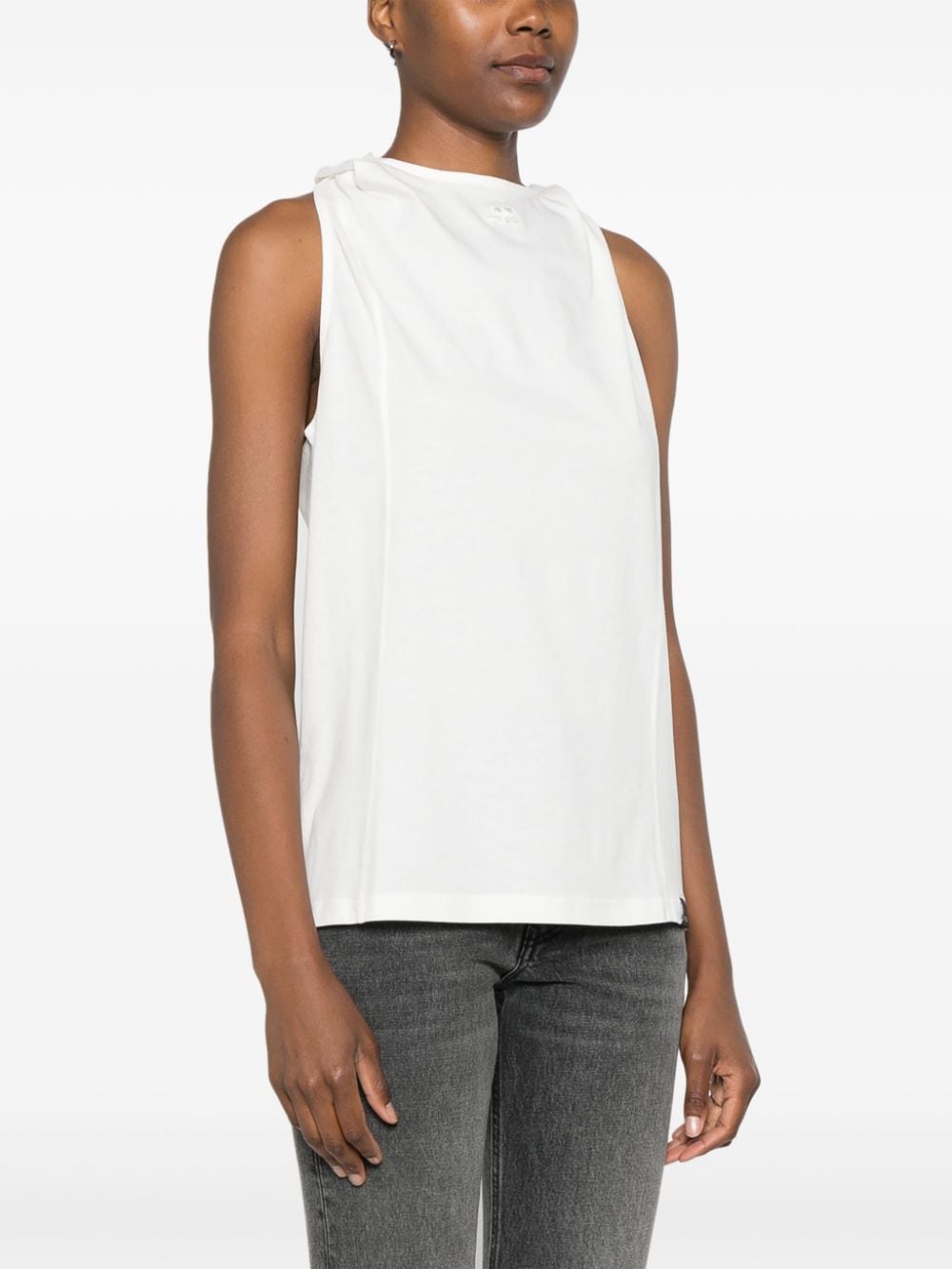 Courreges Hooded tank top