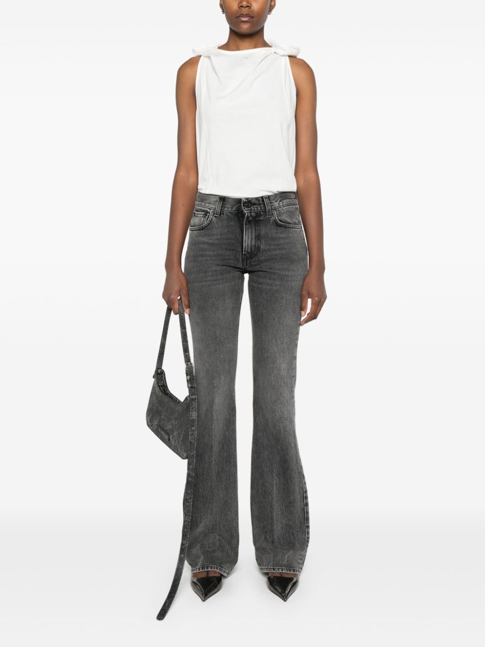 Courreges Hooded tank top