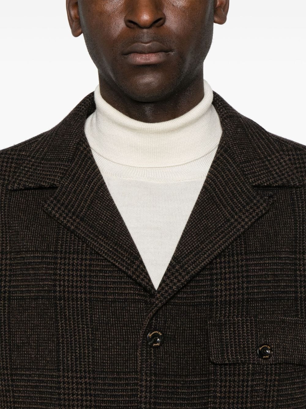 Finamore 1925 Napoli Wool single-breasted jacket