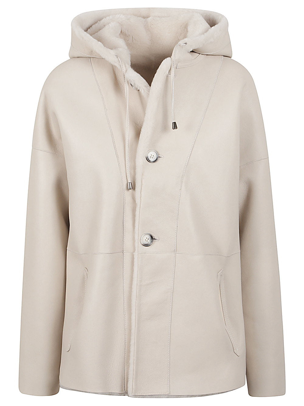Enes Fur hooded jacket