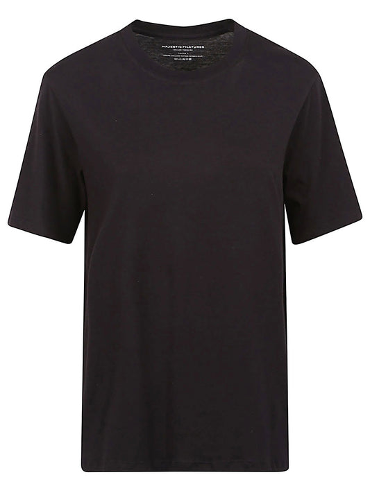 Majestic Cotton crewneck top