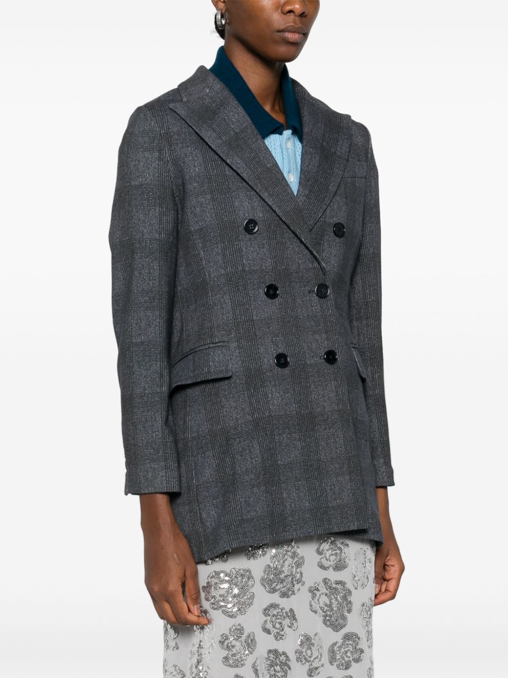 Circolo 1901 Cotton double-breasted jacket