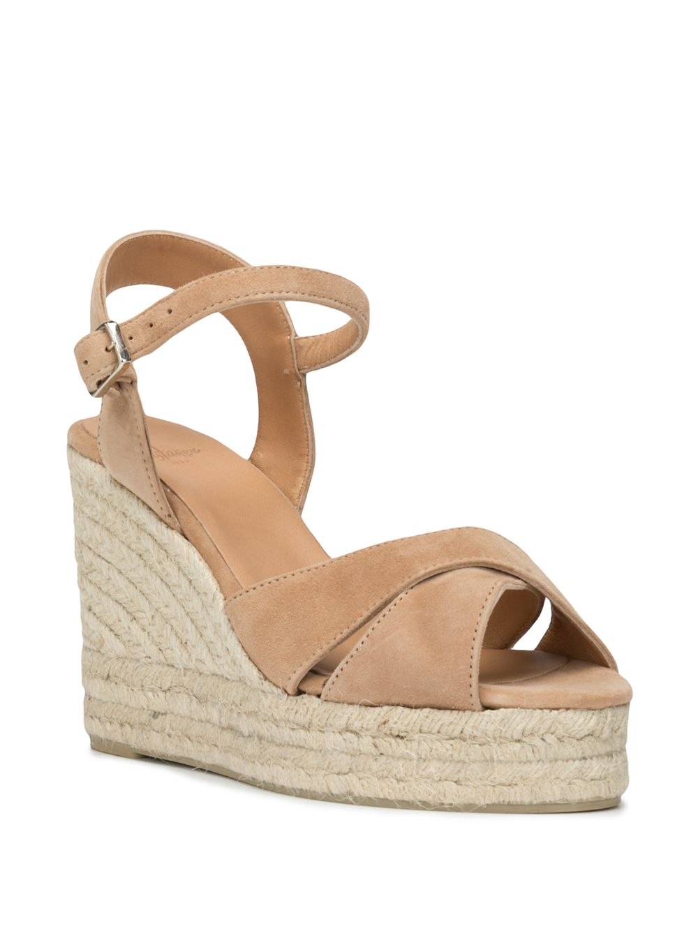 Castañer Blaudell suede wedge sandals