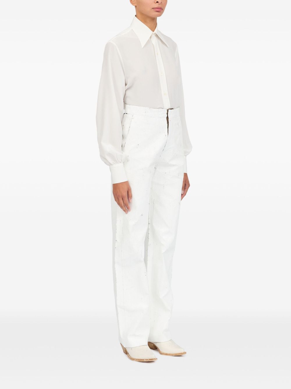 MM6 Maison Margiela Wax trousers