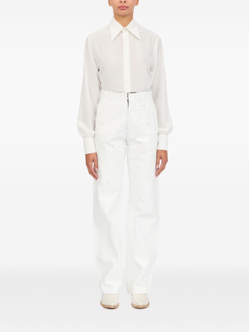 MM6 Maison Margiela Wax trousers