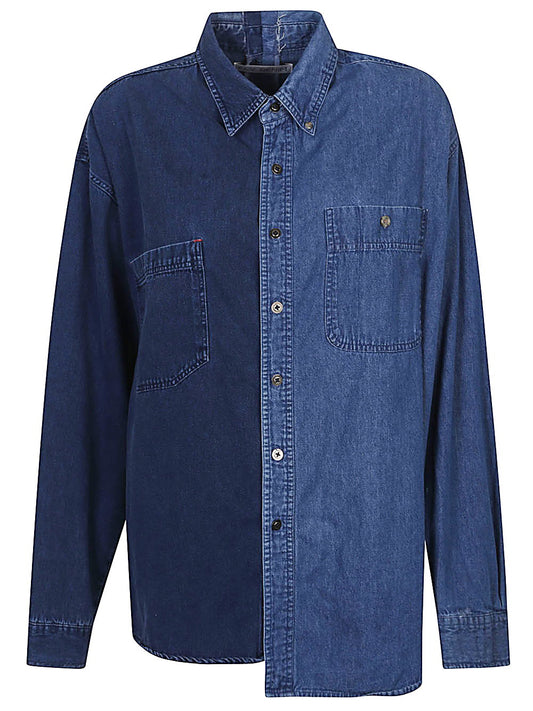 E.L.V. Denim Denim cotton shirt