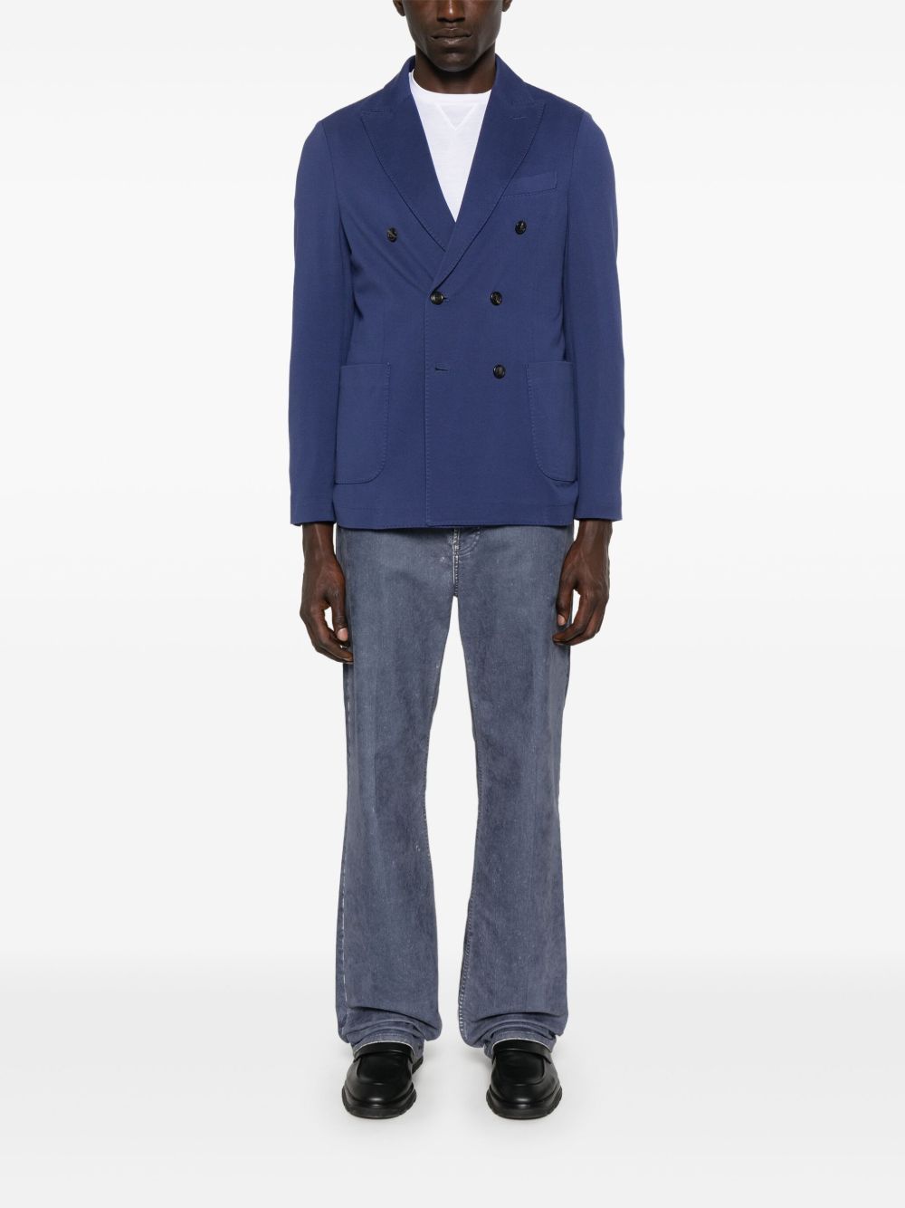 Circolo 1901 English rear vents Cotton double-breasted jacket