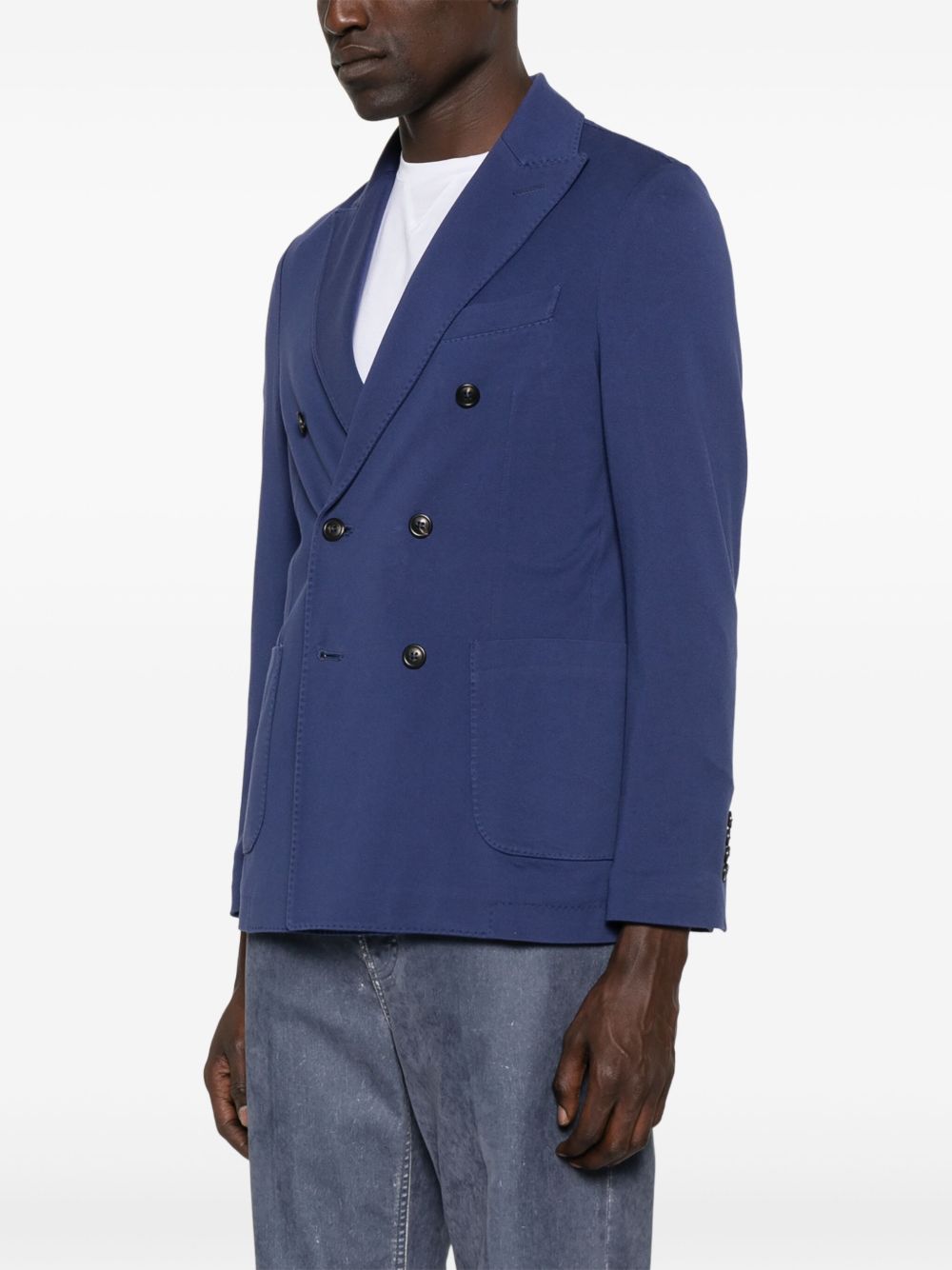 Circolo 1901 English rear vents Cotton double-breasted jacket
