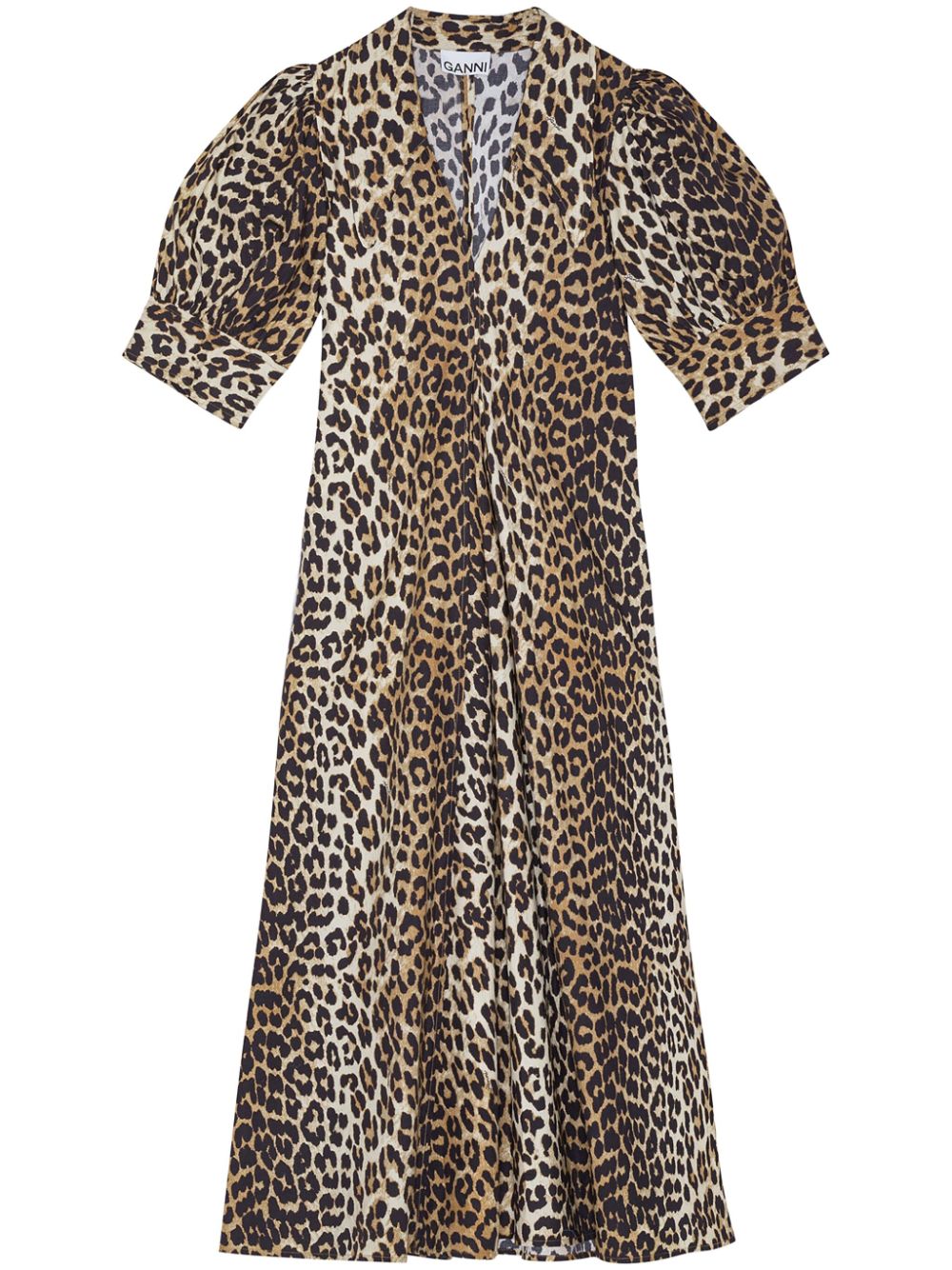 Ganni Conscious Criteria page Organic cotton maxi dress