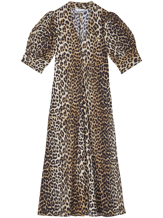 Ganni Conscious Criteria page Organic cotton maxi dress