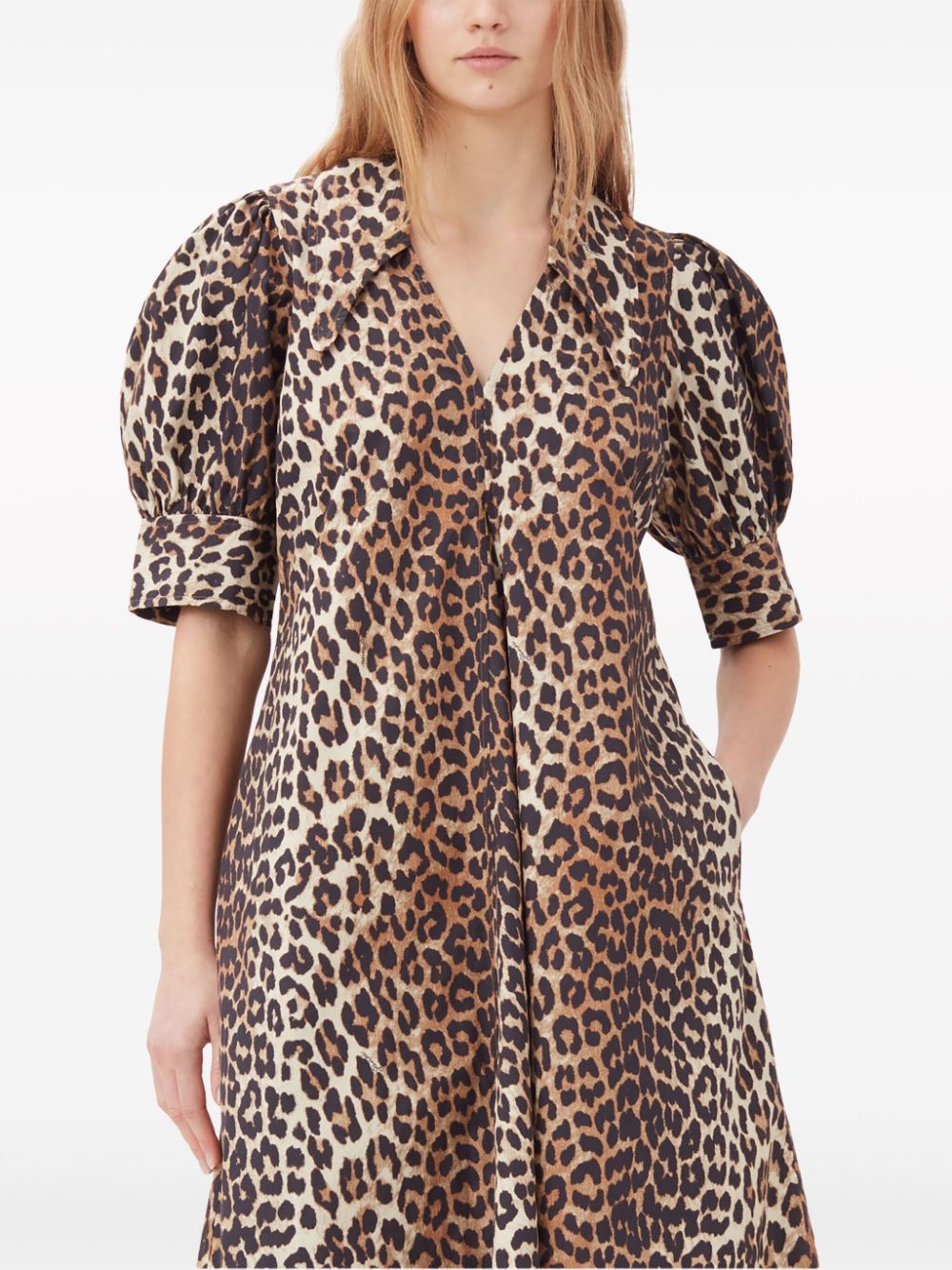 Ganni Conscious Criteria page Organic cotton maxi dress