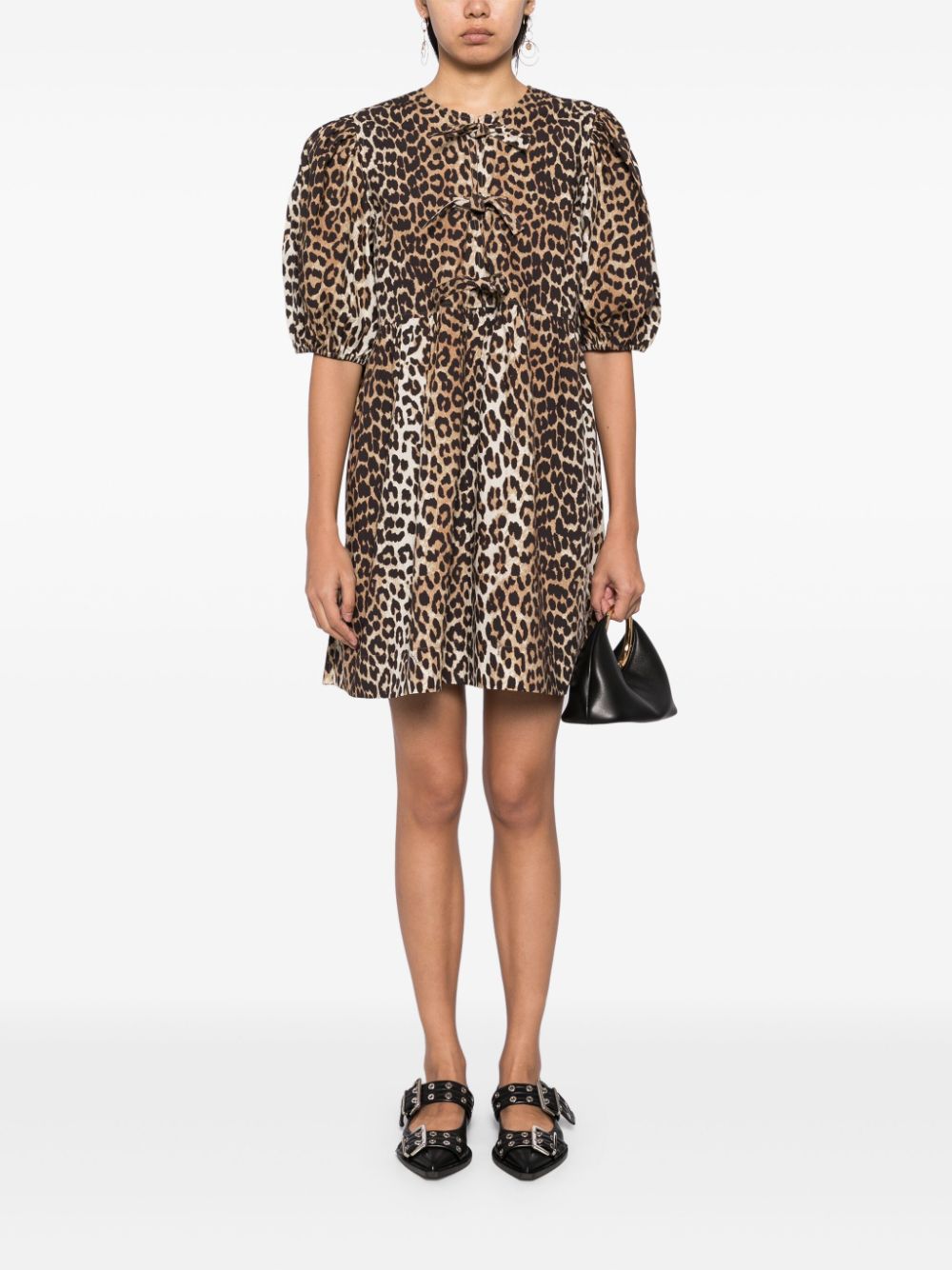 Ganni Conscious Criteria page Organic cotton mini dress