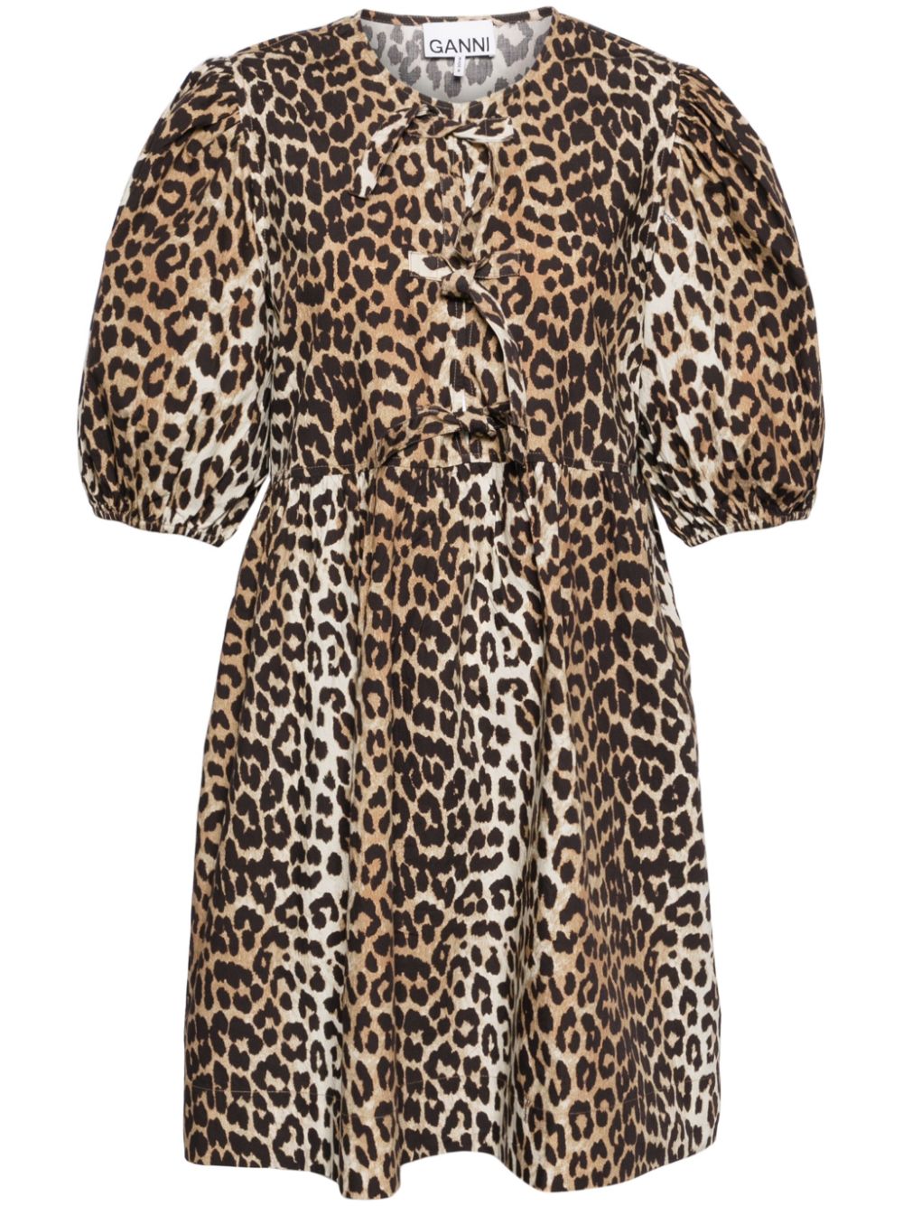Ganni Conscious Criteria page Organic cotton mini dress