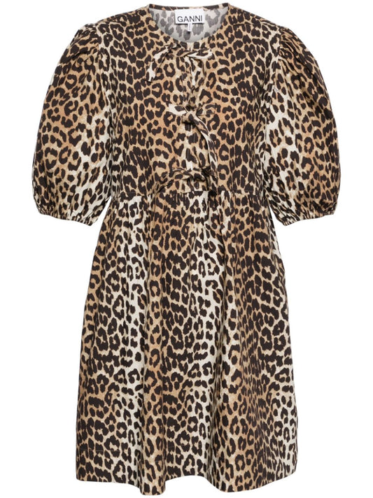 Ganni Conscious Criteria page Organic cotton mini dress