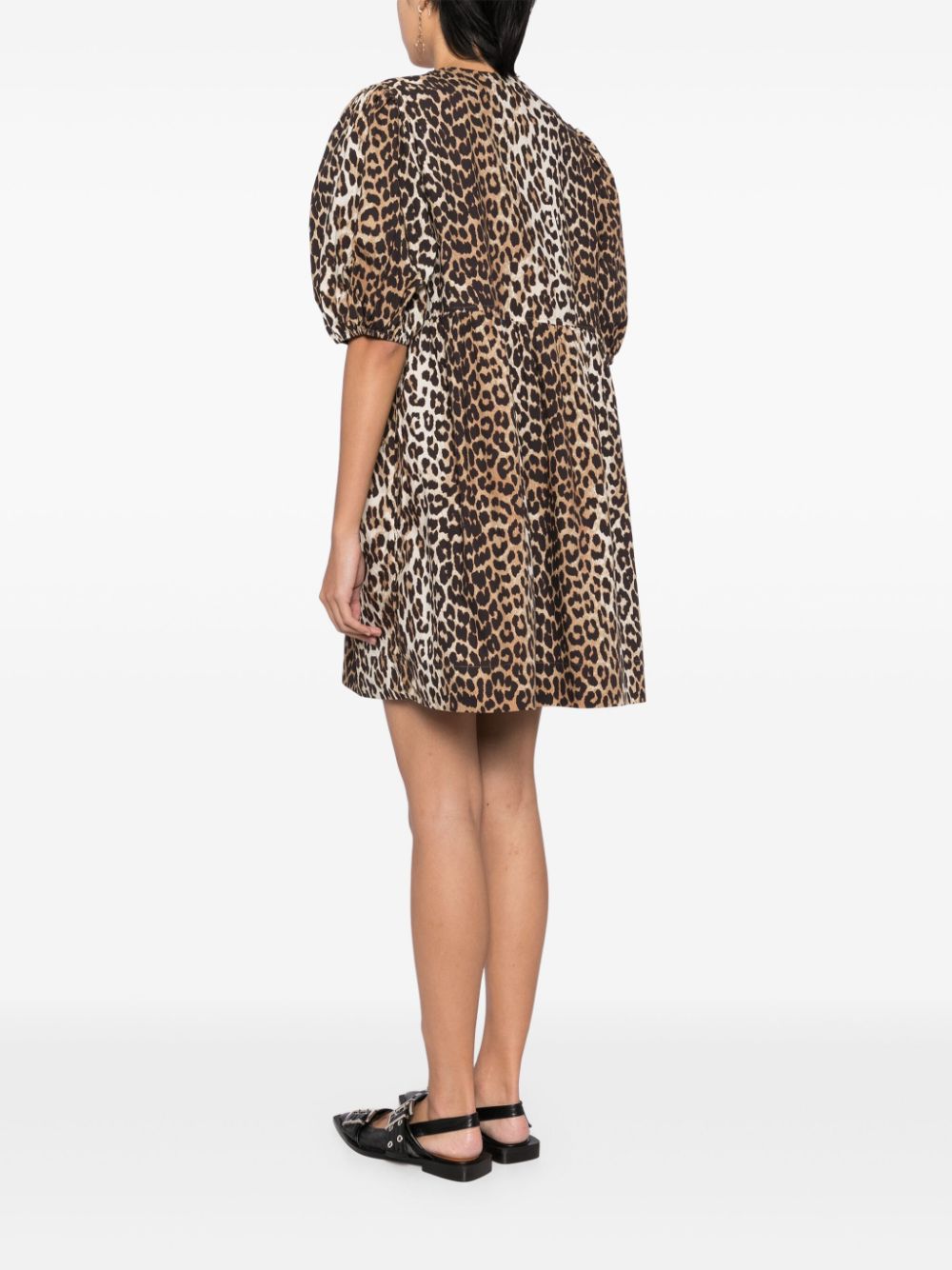 Ganni Conscious Criteria page Organic cotton mini dress