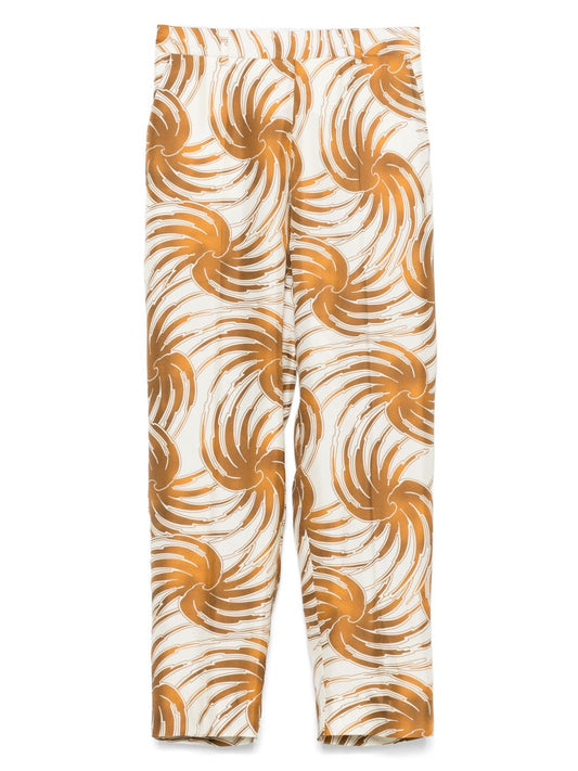 Alberto Biani Silk trousers