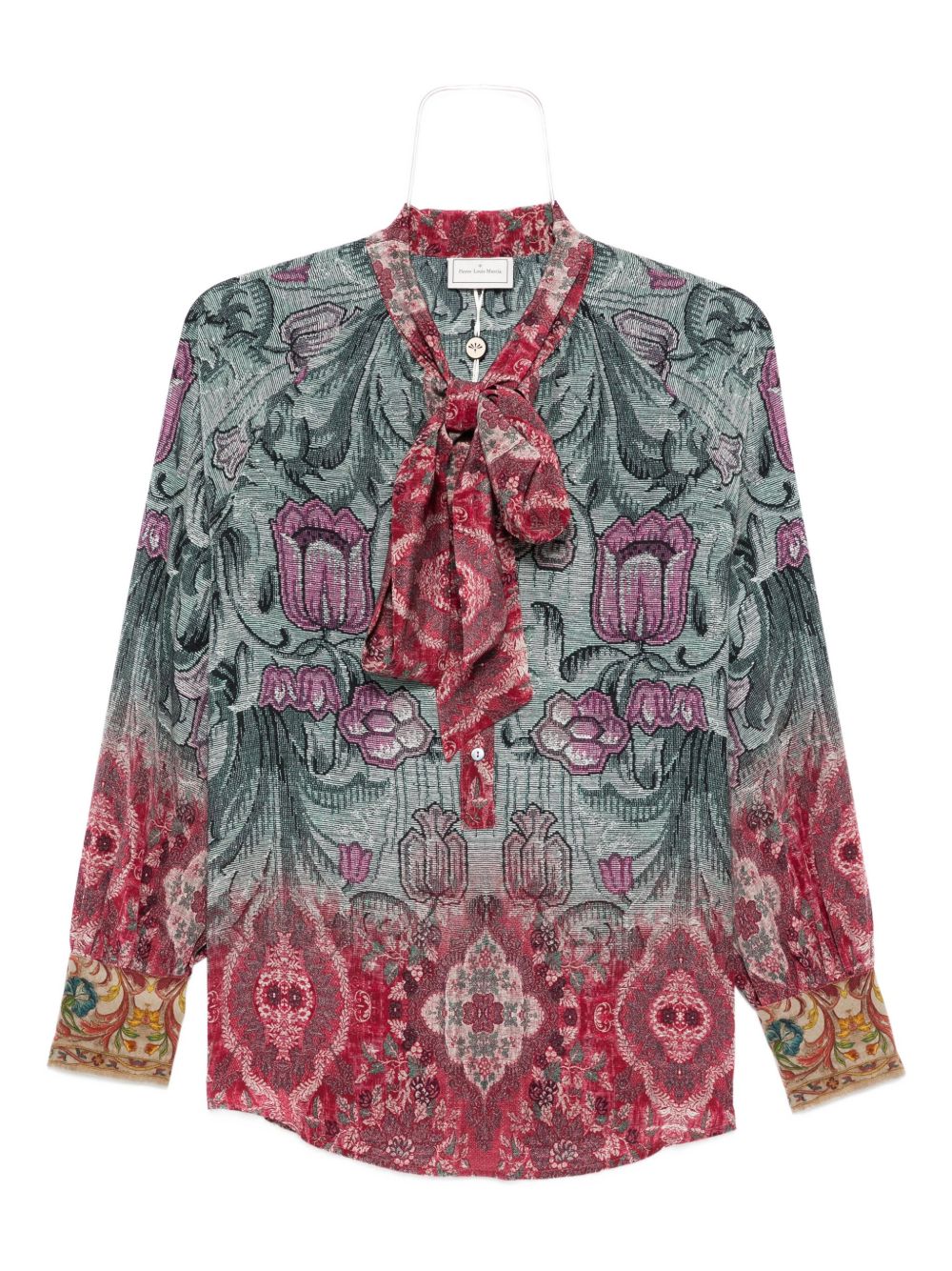 Pierre Louis Mascia Printed silk shirt