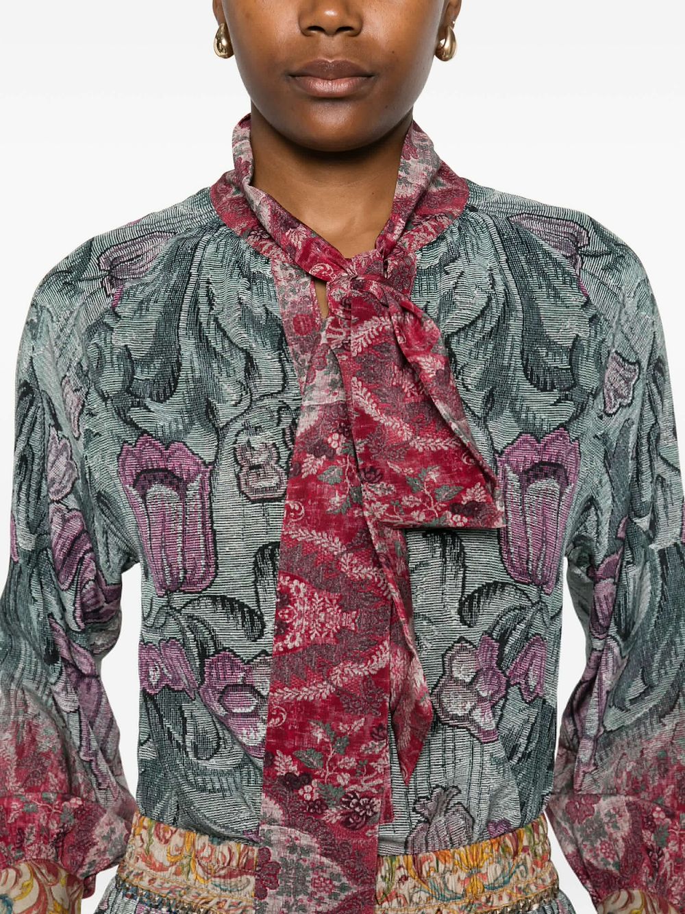 Pierre Louis Mascia Printed silk shirt